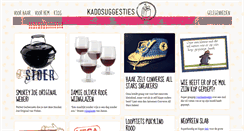 Desktop Screenshot of kadosuggesties.nl